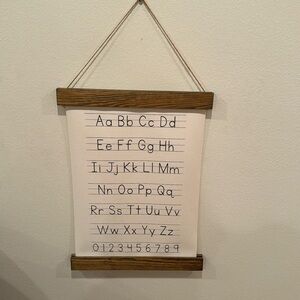 ABC hanging canvas